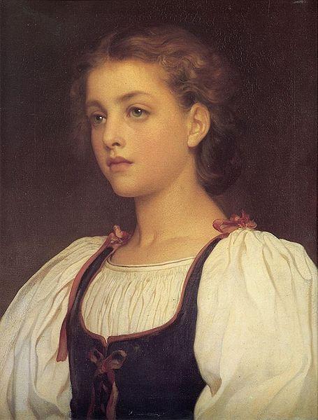 Frederick Leighton Biondina oil painting image